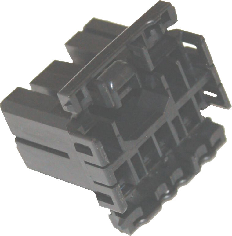 NAMZ CUSTOM CYCLE AMP 8-WIRE PLUG HOUSING MULTILOCK HD# 73158-96BK
