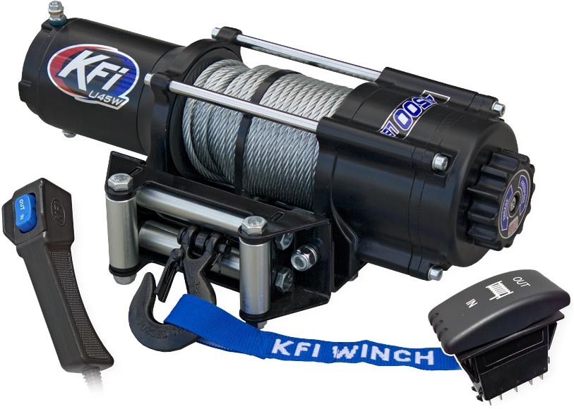 KFI WIDE 4500 LB UTV WINCH