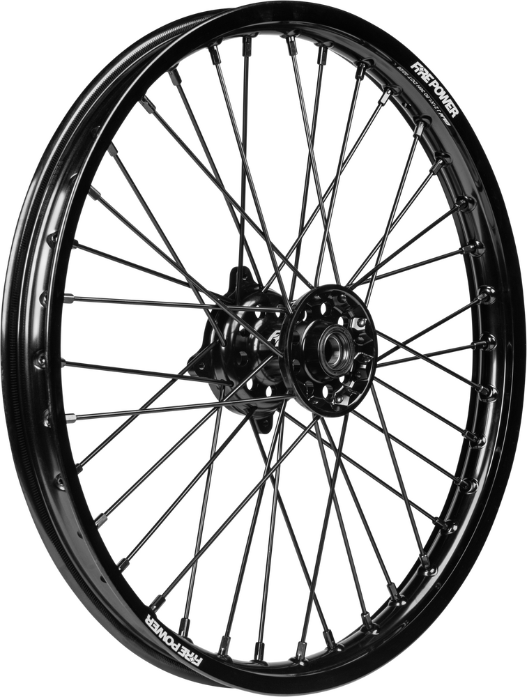 Fire Power Front Wheel 1.60 X 21" Black Kaw
