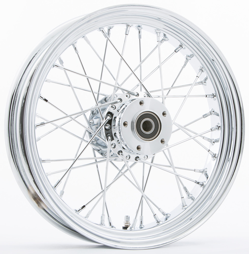 HARDDRIVE RR 40-SPK CHROME 18X3.5 BT/XL-HUB 3/4" AXL PRE 99