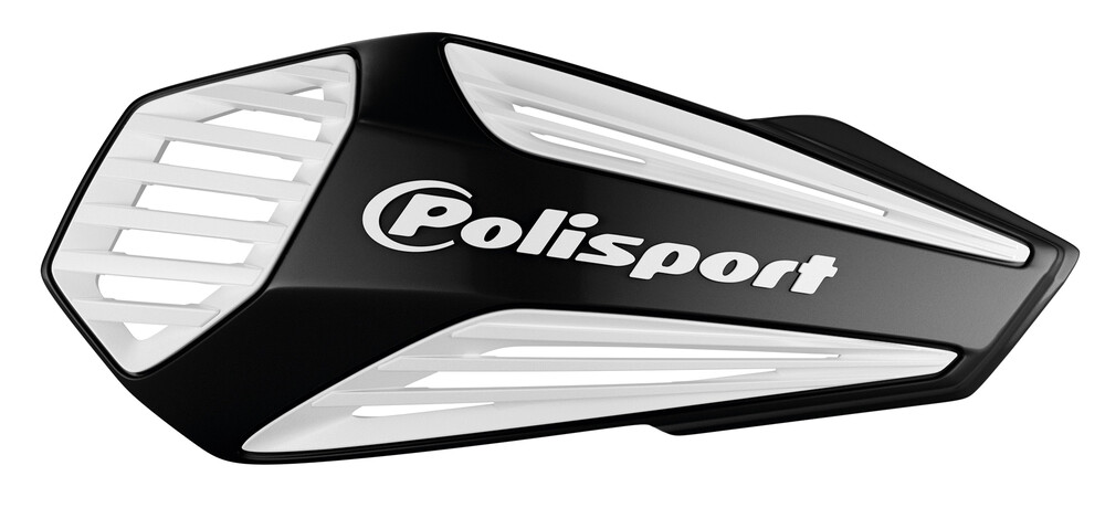 POLISPORT MX AIR HANDGUARDS BLACK/WHITE