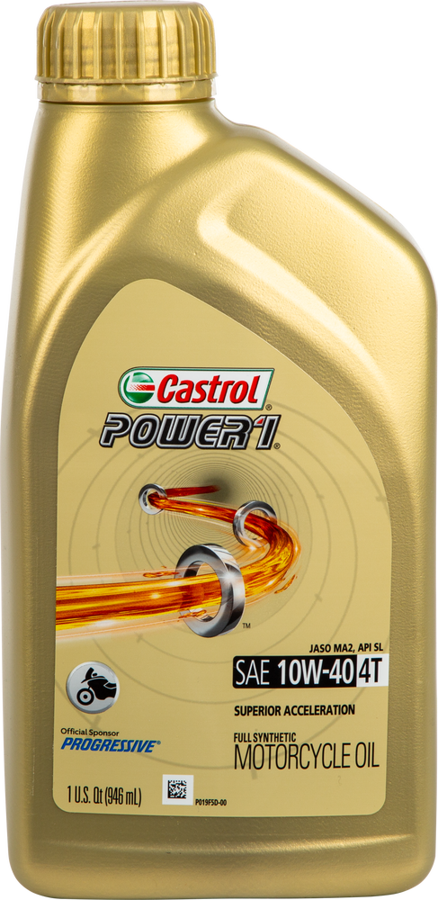 CASTROL POWER 1 4T SYNTHETIC 10W40 1QT