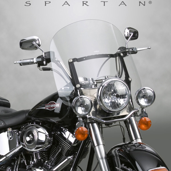 SPARTAN WINDSHIELD 17" CLEAR QUICK RELEASE
