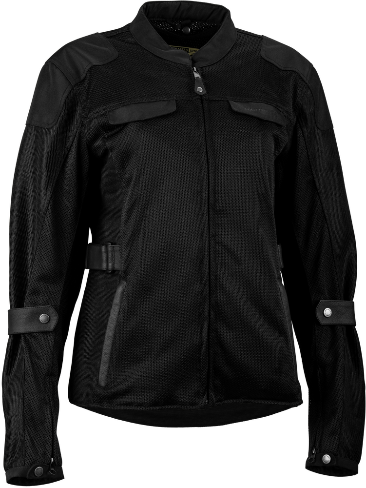 Highway 21 Womens AIRA Mesh Jacket — Black