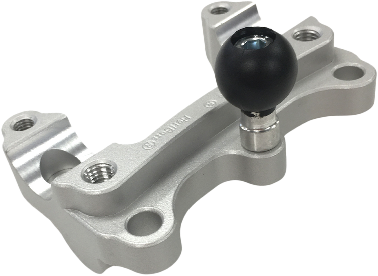Helibars Handlebar Risers Tour W/Ram Ball Silver Tri