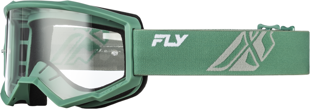 Fly Racing Youth Focus Goggle (2026) — Olive/Grey