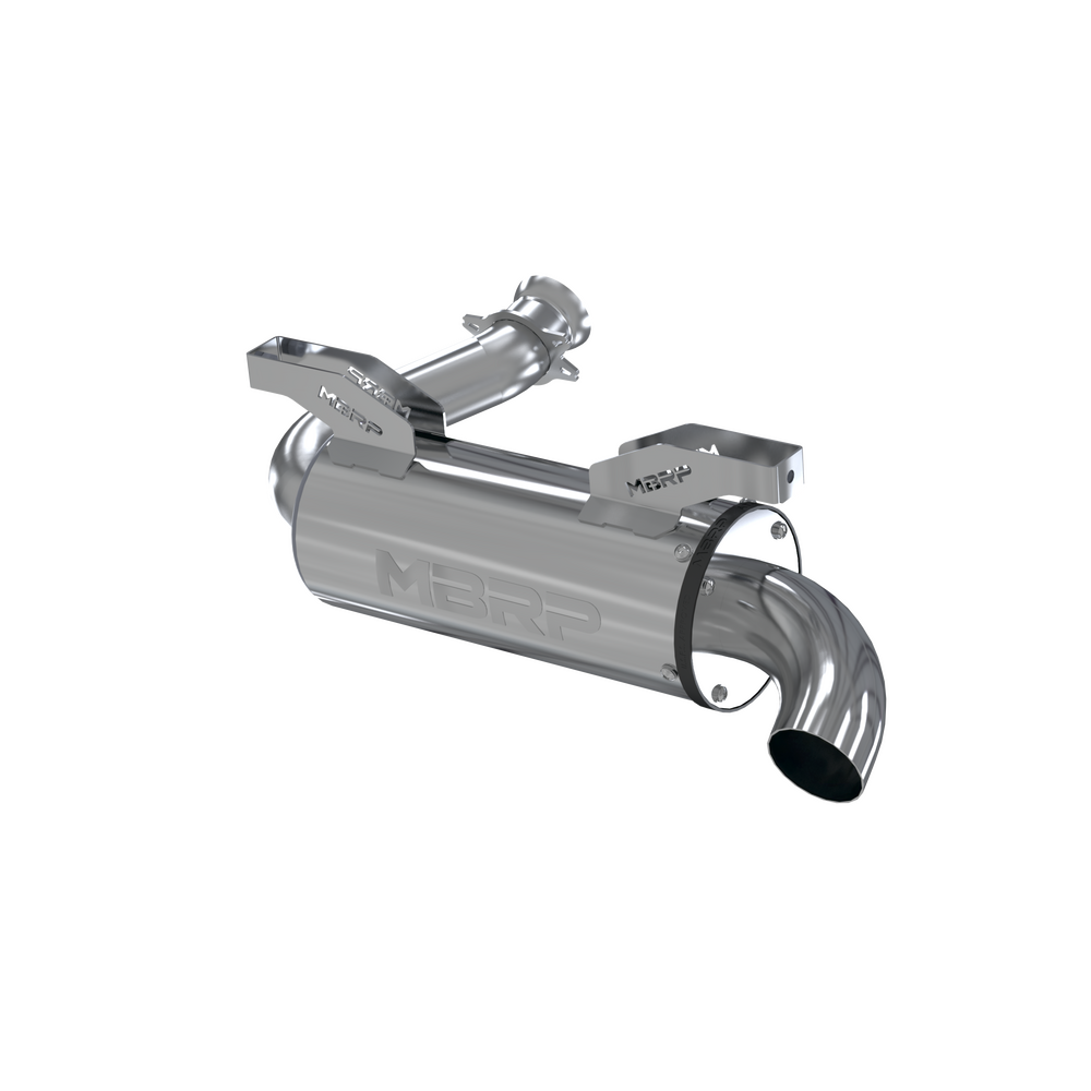 Mbrp Single Slip-On System W/ 5" Performance Muffler Chrome