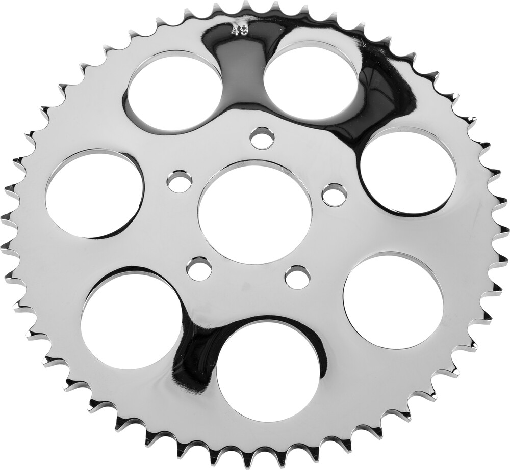 HARDDRIVE REAR SPROCKET 49T CHROME DISHED BIG TWIN 00-13