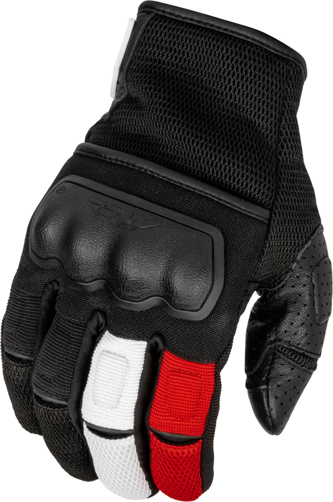 Fly Racing Coolpro Force Gloves (2023) — Black/White/Red