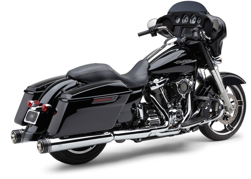 COBRA 4.5" GROOVE TIP SLIP-ON CHROME FLH/FLT 17-22