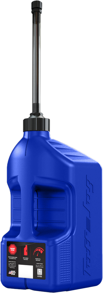 Tuff Jug Utility Container Blue W/ Autostop Spout 5 Gal