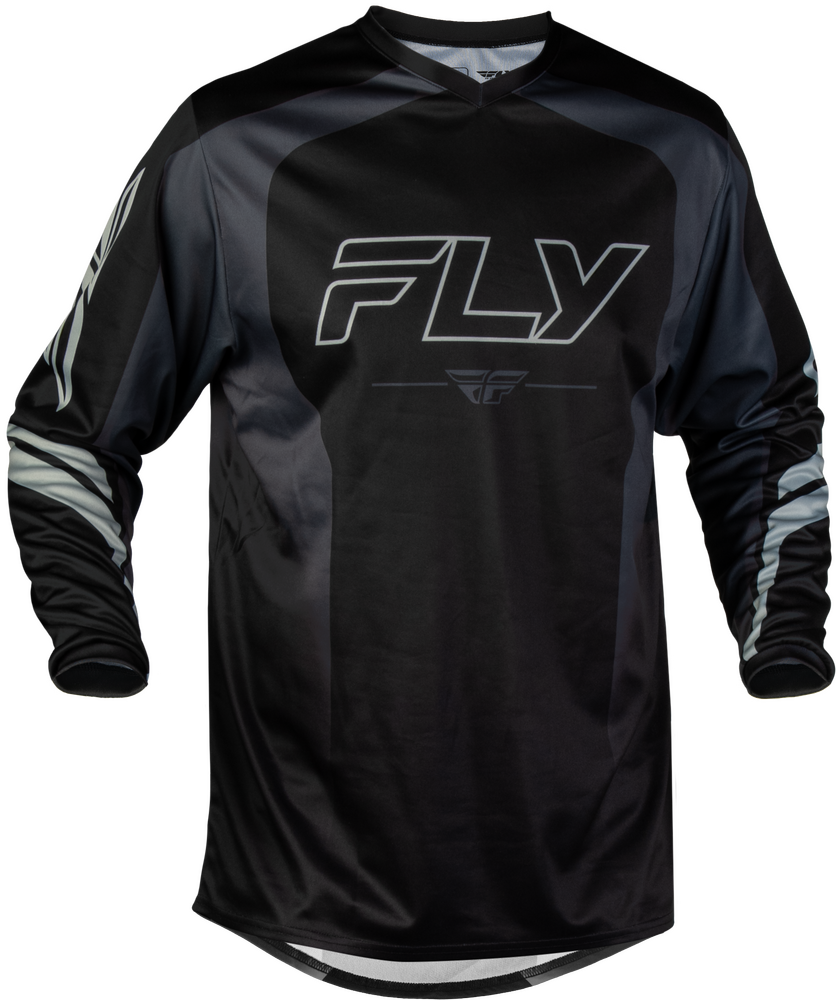 Fly Racing F-16 Raze Jersey (2027) — Black/Grey
