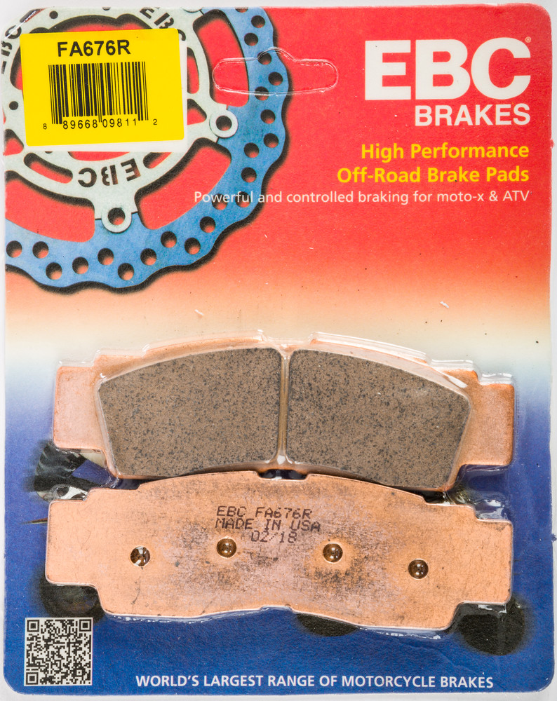 Long-Life Sintered "R" Brake Pads