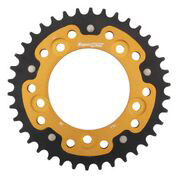 SUPERSPROX REAR STEALTH SPROCKET ALU/STL 38T-525 GLD DUC