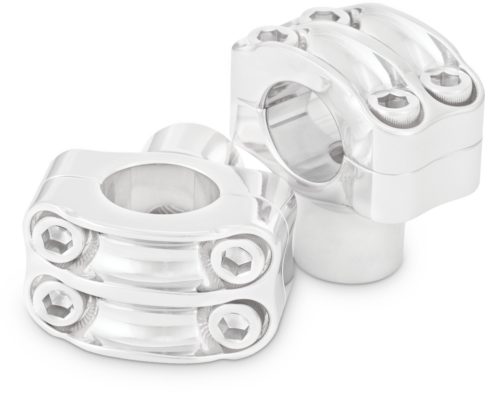 Burly Brand Reaper 1-1/2" Risers 1" Bar Set — Chrome