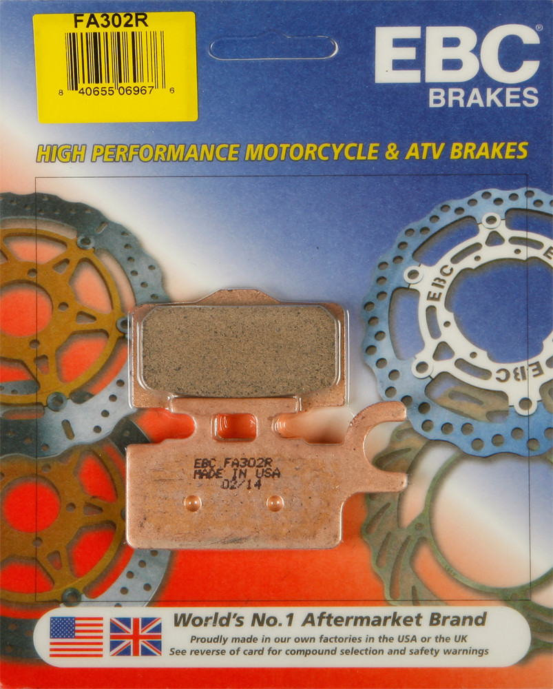 EBC FA302R R Series Sintered Front Brake Pads