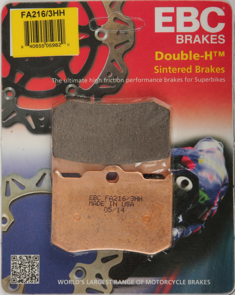 EBC FA216/3HH Double-H Sintered Brake Pads For Aftermarket 4 Piston Calipers