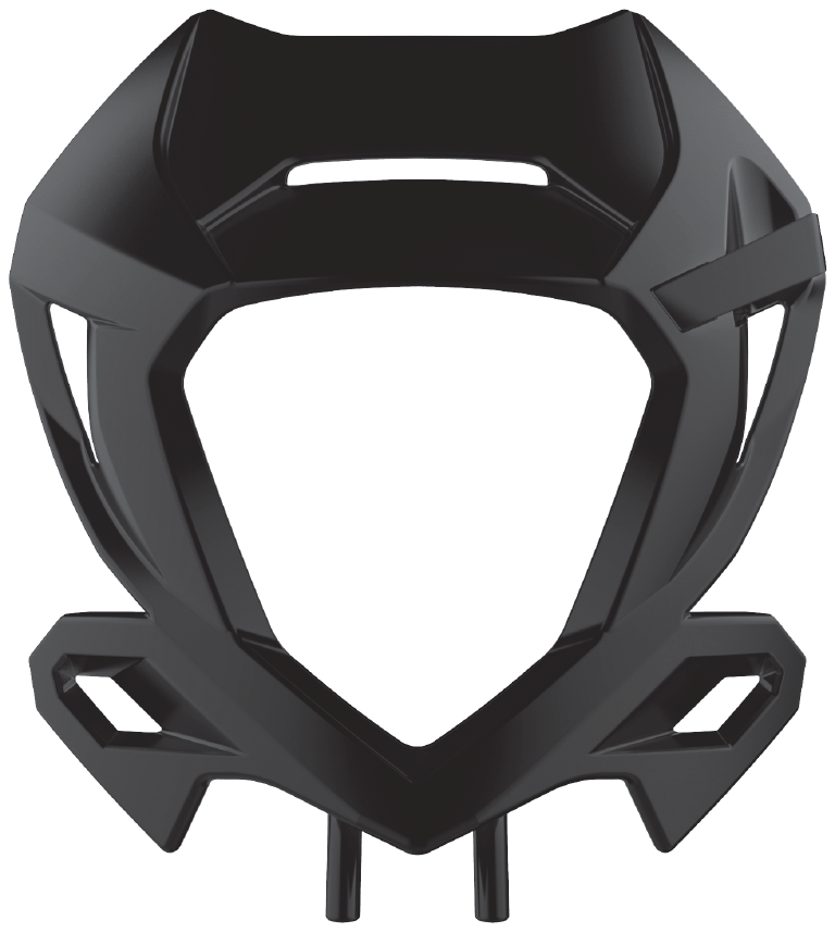 POLISPORT HEADLIGHT MASK BLACK BETA