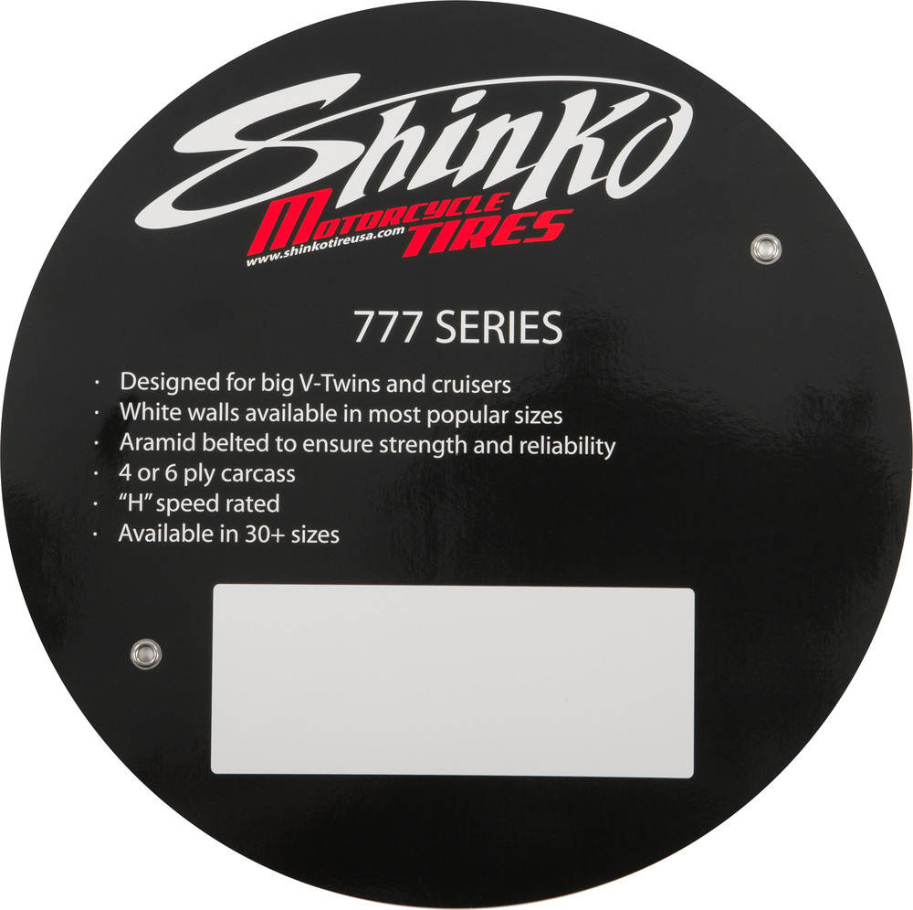 SHINKO 777 TIRE SIGN