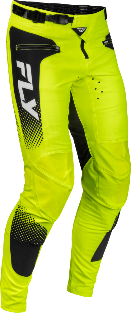 Fly Racing Youth Rayce Sonar Bicycle Pants (2027) — Hi-Vis/Black/White