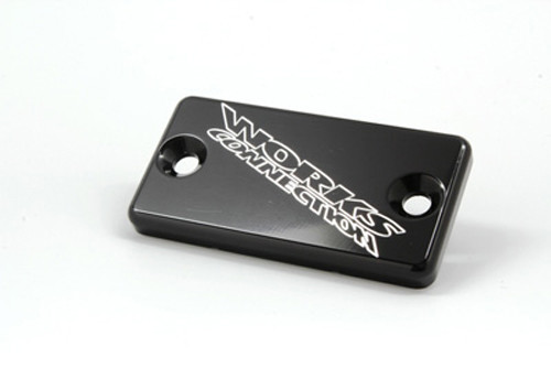 Works Billet Front Brake Cover Blk Kx/Suz