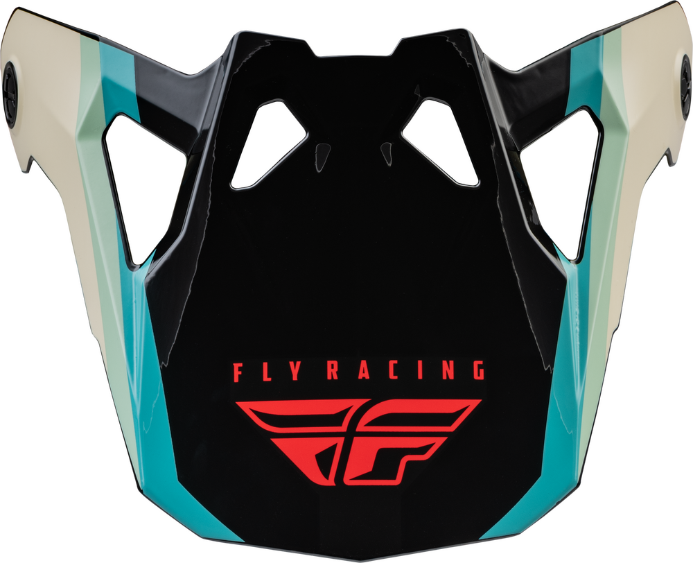 FORMULA CP RUSH HELMET VISOR BLACK/STONE/DARK TEAL MD-2X