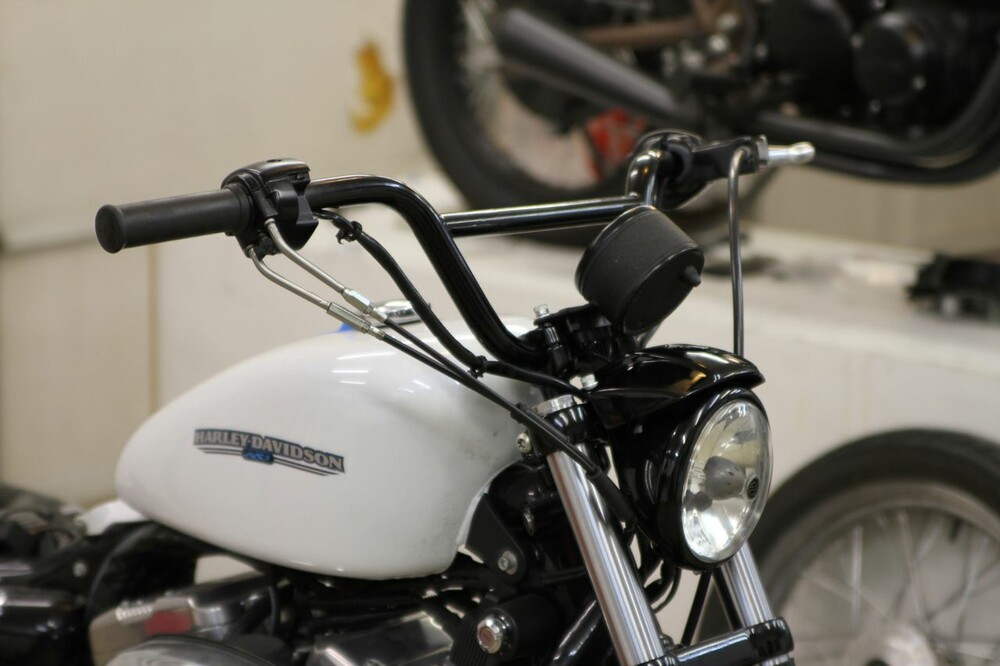 BURLY BRAND SCRAMBLER BAR 1" BLACK