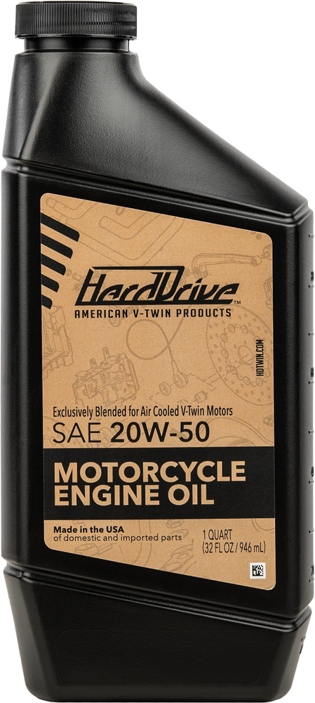 Harddrive Engine Oil 20w50 1 Qt (12/Case) Sold Ea)