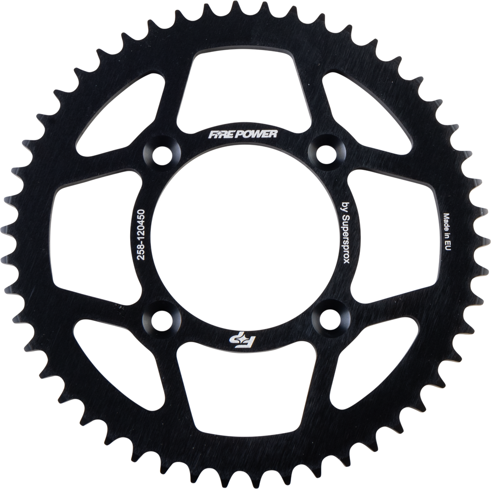 FIRE POWER REAR SPROCKET ALUMINUM 50T BLK