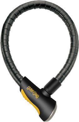 ONGUARD ROTTWEILER 8023L ARMORED CABLE LOCK BLACK/YELLOW 7 FT