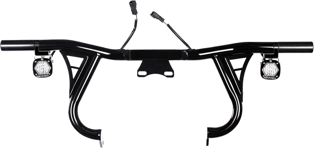 SANTORO FABWORX LIGHTBAR CRASHBAR BLACK 23CVO-24 ALL BAGGERS