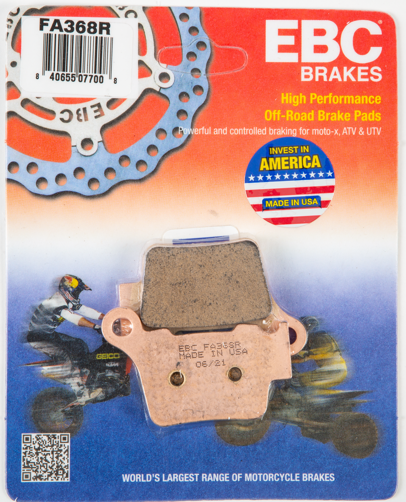 EBC FA368R R Series Sintered Rear Brake Pads