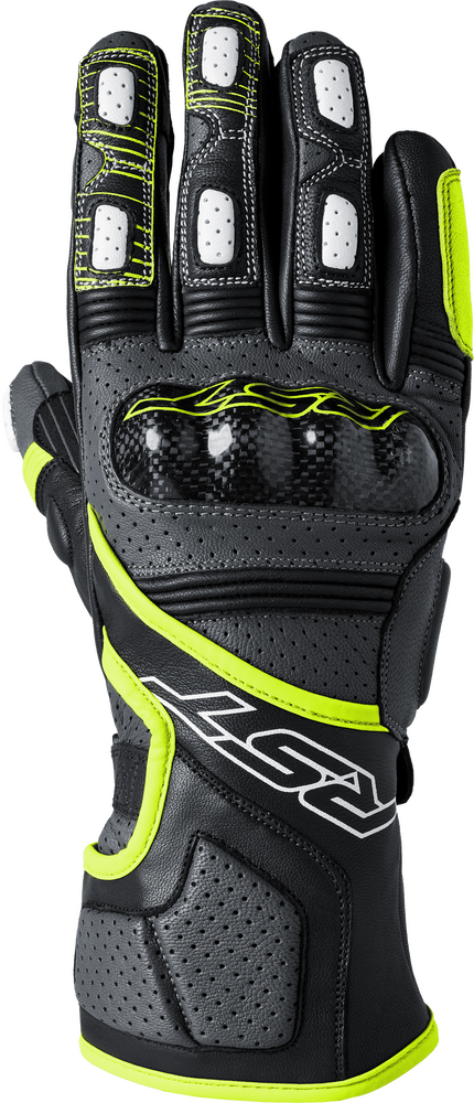 Rst Fulcrum CE Glove — Grey/Fluorescent Yellow/Black