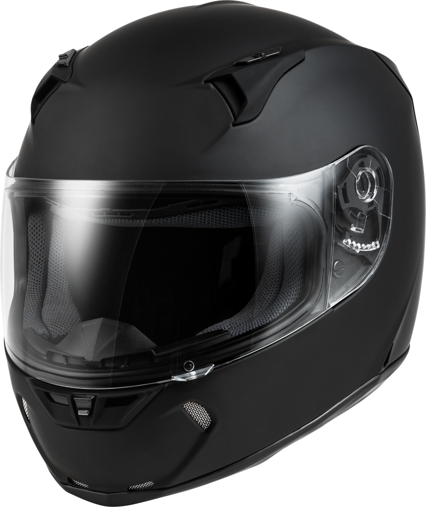 FLY RACING REVOLT SOLID HELMET ECE MATTE BLACK MD