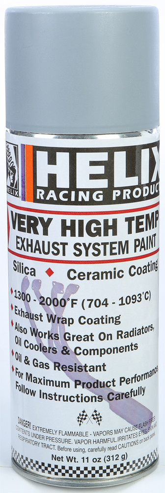 HELIX VERY HIGH TEMP EXHAUST SYSTEM PAINT GREY PRIMER 11OZ