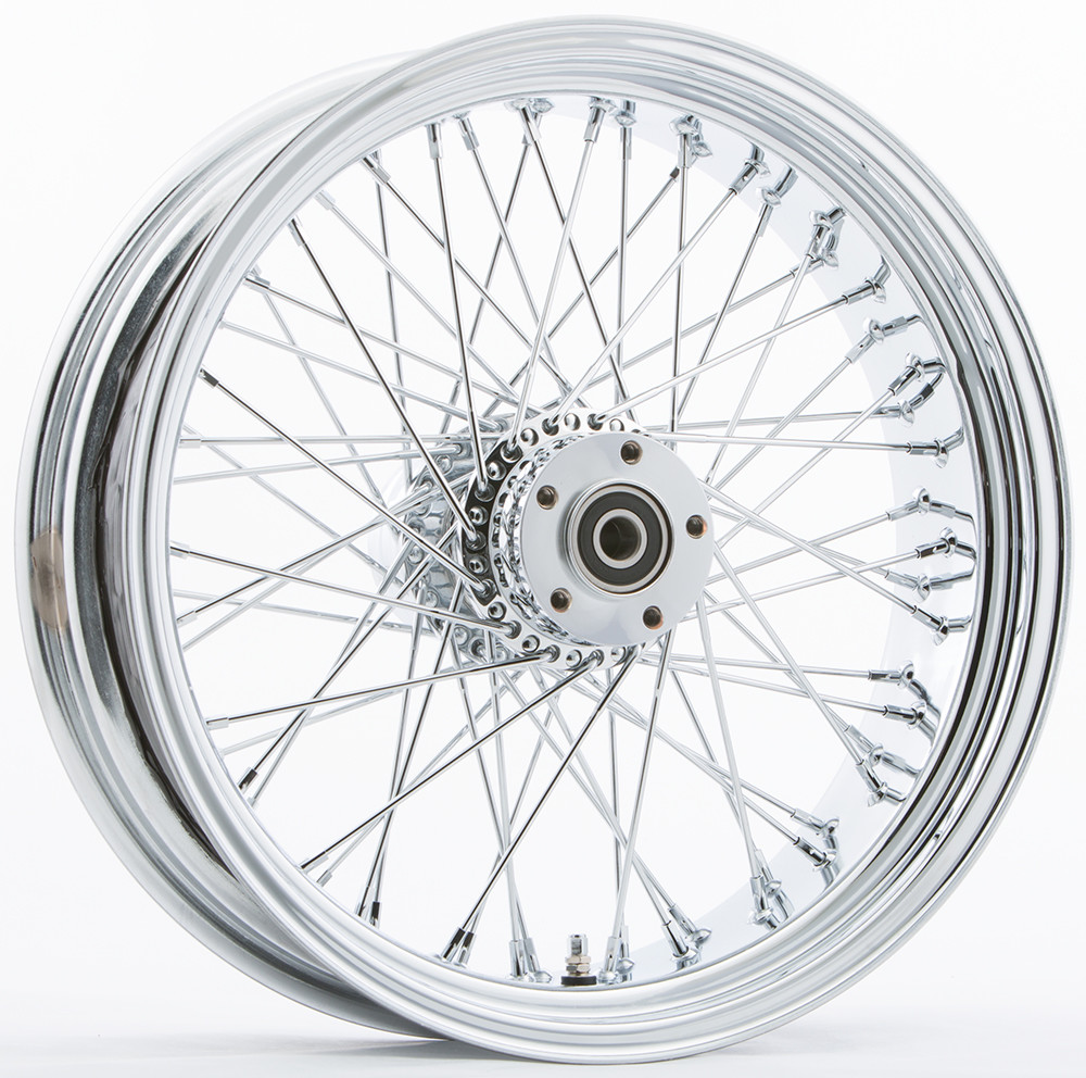 HARDDRIVE RR 60-SPK CHROME 18X5.5 WIDE-HUB 3/4" AXL 00 LTR