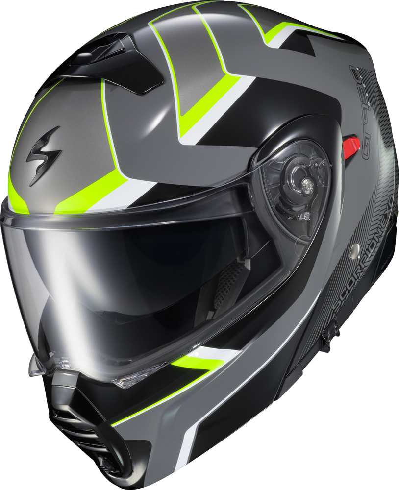 SCORPION EXO EXO-GT930 TRANSFORMER HELMET MORPH GREY/HI-VIZ XL