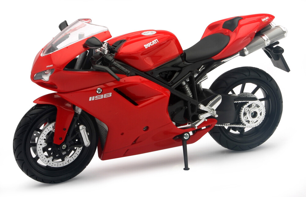 1:12 SCALE SPORT BIKE DUCATI 1198 (RED)