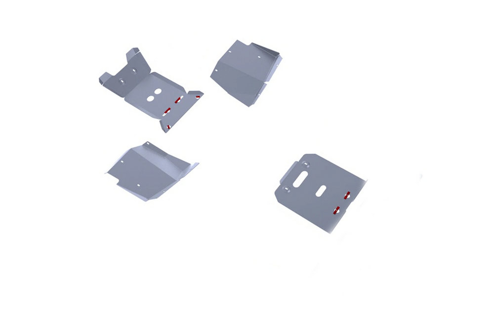 Rival Powersports Usa Alloy Central Skid Plate Yam