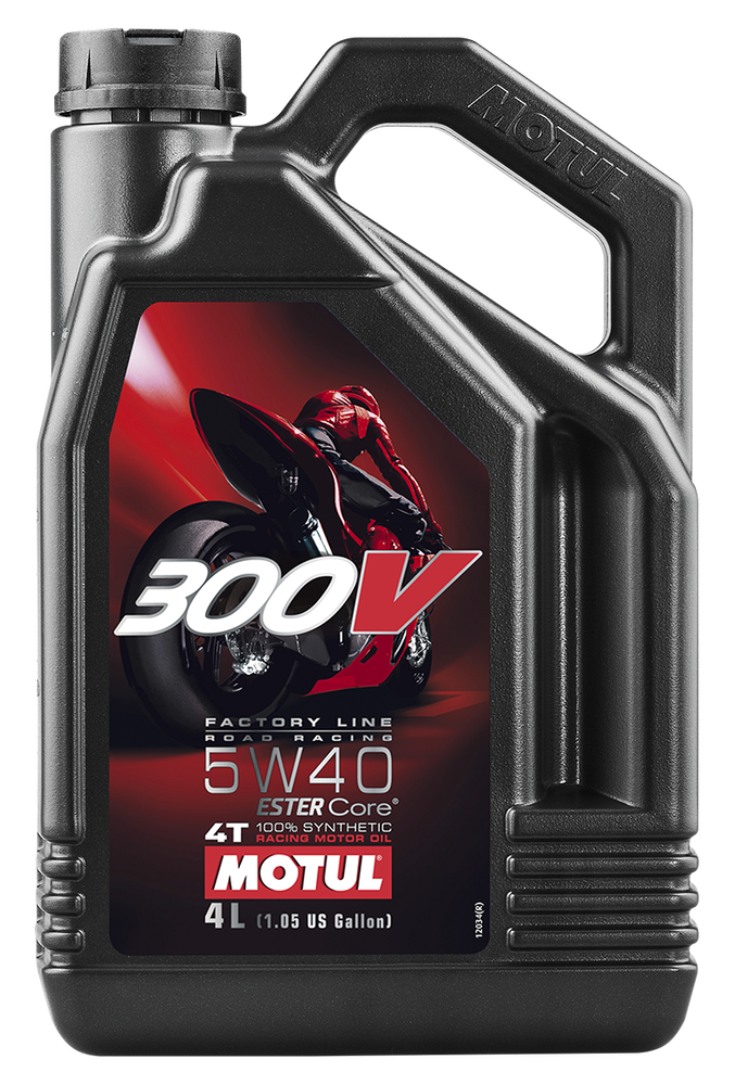 MOTUL 300V 4T COMPETITION SYNTHETIC OIL 5W40 4-LITER
