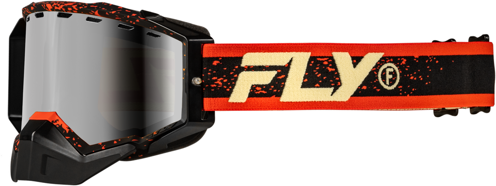 Black/Red/Cream W/ Red Mirror/Amber Lens
