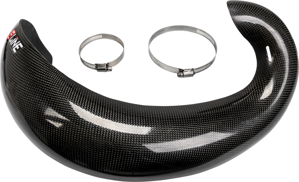 E-Line Accessories Carbon Fiber Pipe Guards Hon/Kaw/Ktm/Yam