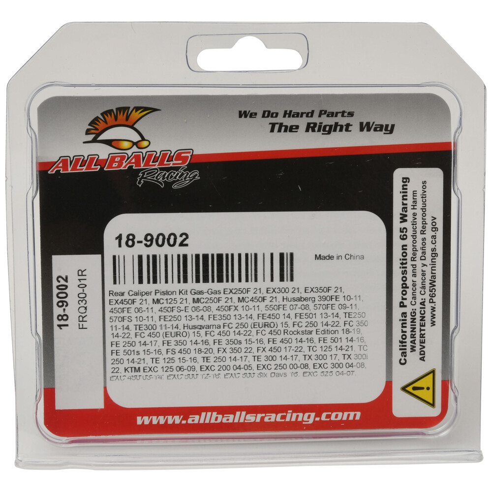 ALL BALLS BRAKE CALIPER PISTON KIT