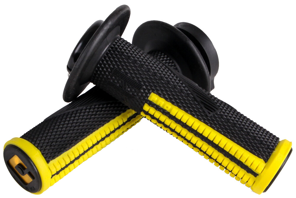 ODI EMIG PROV2 LOCK ON GRIP BLACK/YELLOW