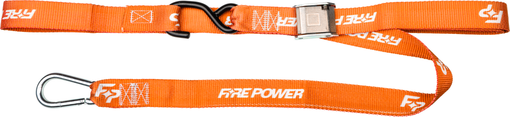 FIRE POWER 1.5" TIE-DOWN SOFT-TIE ORANGE 2/PK