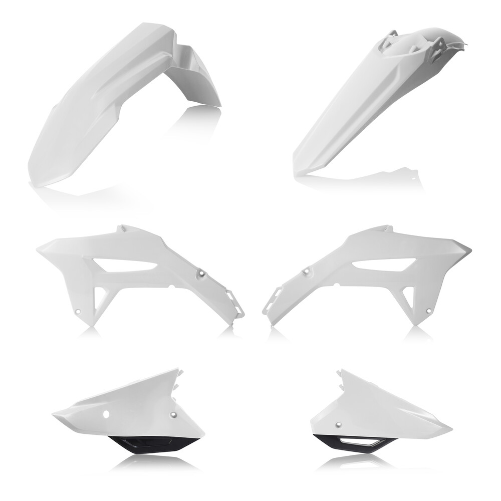 ACERBIS PLASTIC KIT HON WHITE/BLACK