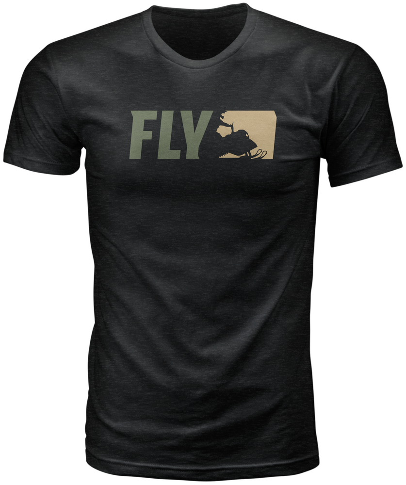 FLY PRIMARY TEE BLACK 2X