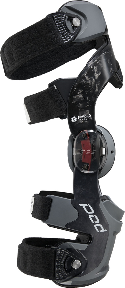 Pod K8 3.0 Protective Knee Brace Carbon - Right Only Brace For Knee Protection
