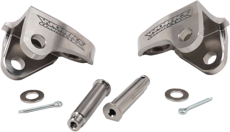 Works Foot Peg Mount Titanium Crf250/450