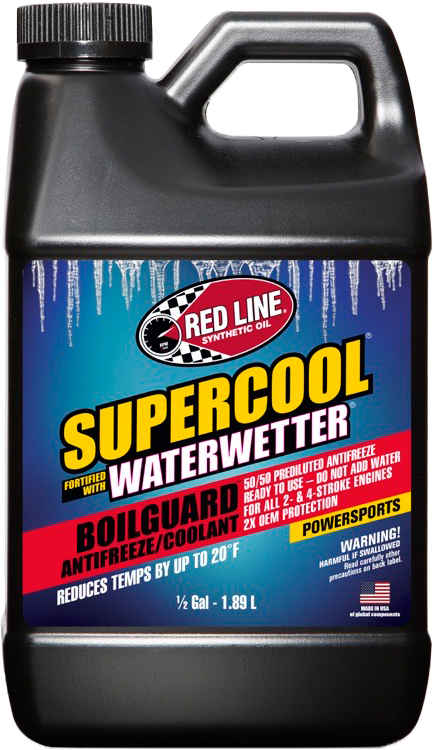 Red Line Supercool Boilguard 64 Oz Powersports Antifreeze